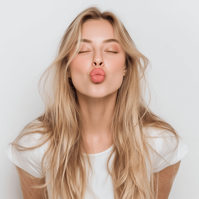 Woman smiling post-BBL